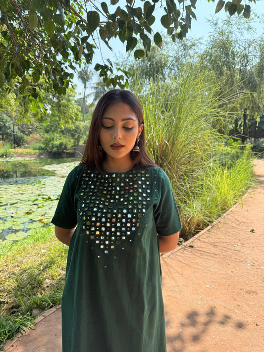 Green mirror cord set