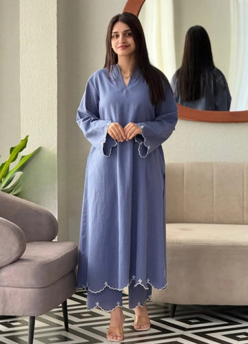 Elegant Lavender Co-Ord Set