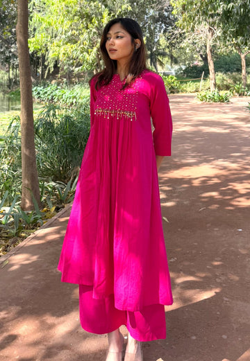 Pink mirror cord set